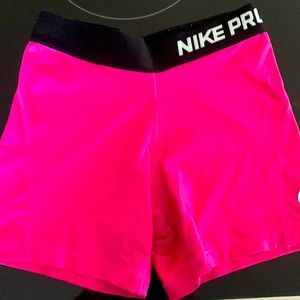 Nike pro shorts with dri fit